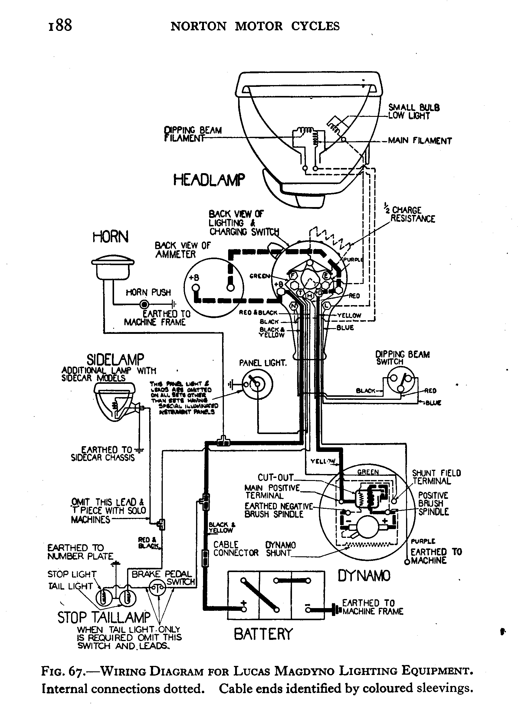 1934 16h Wiring Diagram | Norton Owners Club